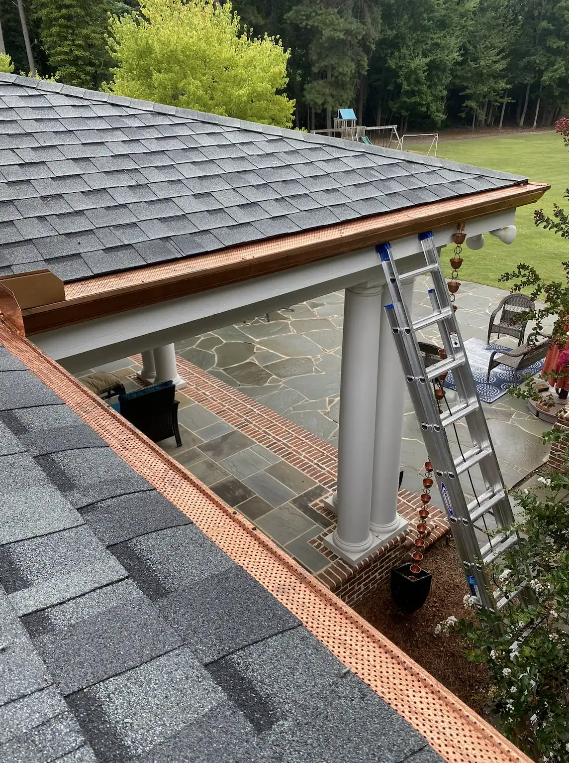 copper gutter installation Greenwood SC