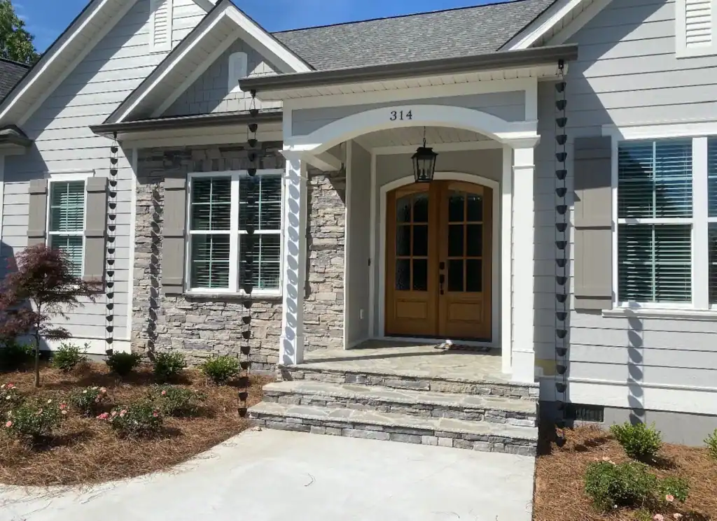 Business with Rain Gutters by Owens Exteriors