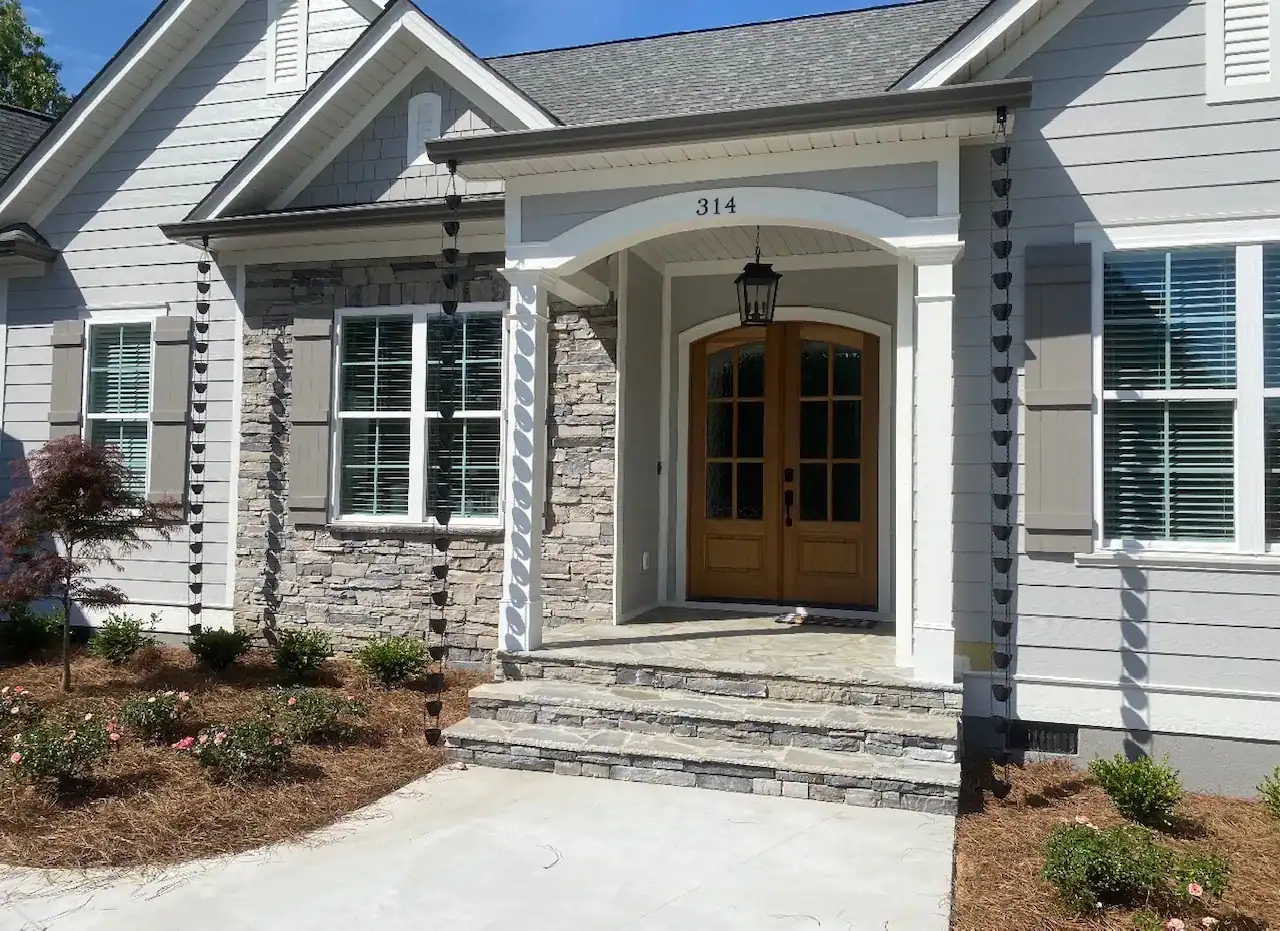Business with Rain Gutters by Owens Exteriors
