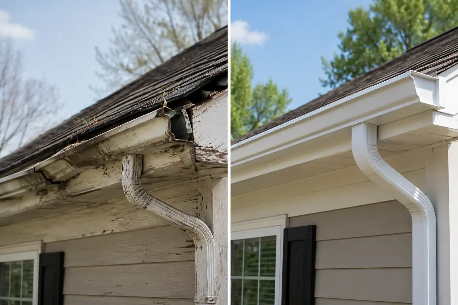 Gutter repair versus replacement in Greenwood SC